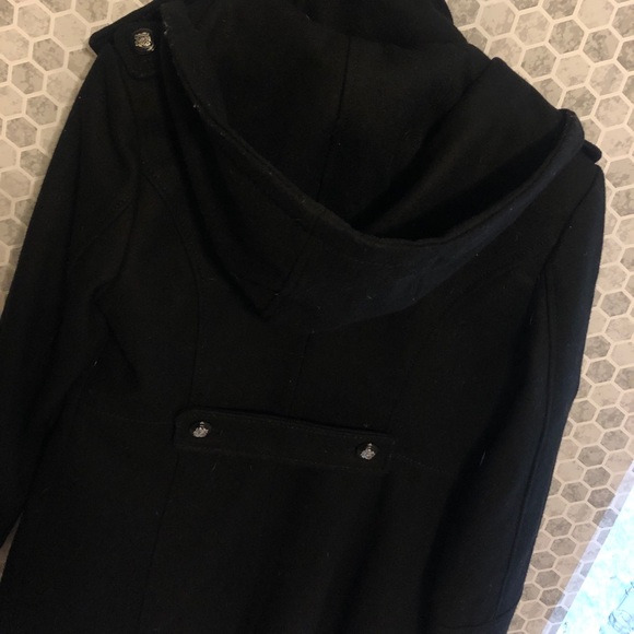 Guess Wool Jacket with Detachable Hood - Picture 4 of 8